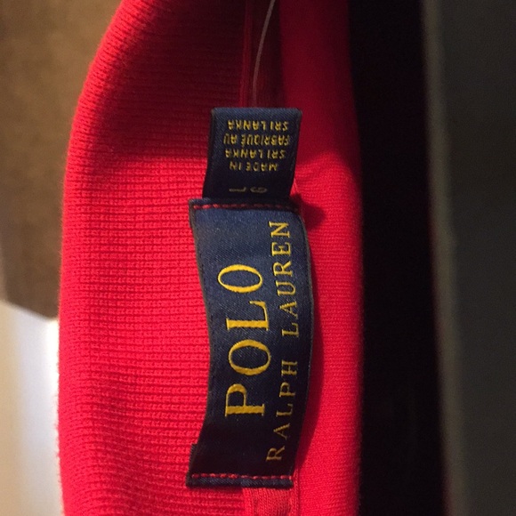 Red Large Polo shirt - Picture 4 of 4